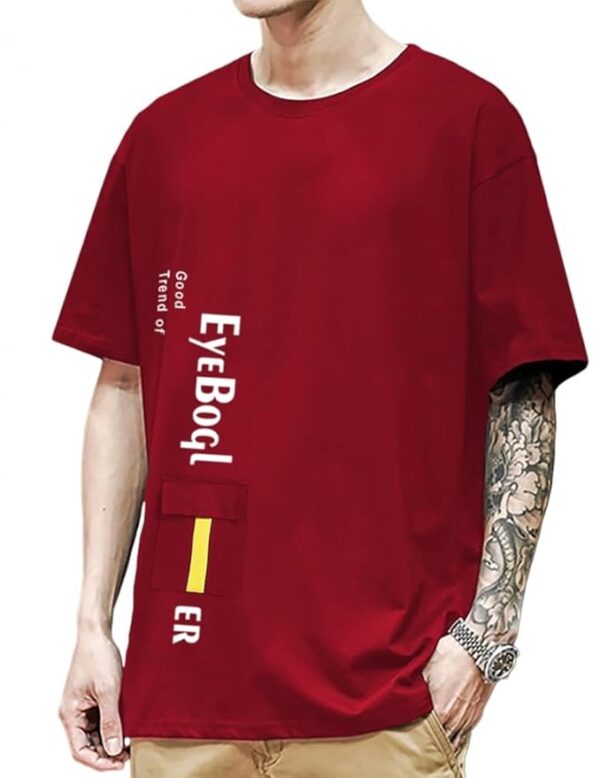 EYEBOGLER Mens Loose Fit T-Shirt