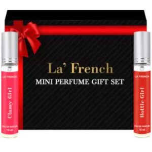 La French Sassy Mini Perfume Gift Set for Women 4 X 10 ml