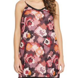 Clovia Women’s Crepe Pretty Florals Above The Knee Babydoll