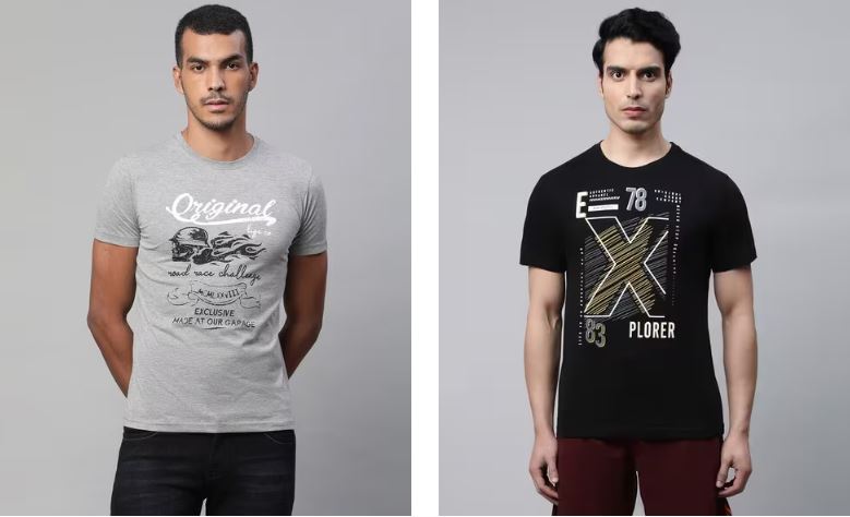 Many Brands Tshirts upto 67% off starting From Rs.99