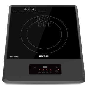 Havells Insta Cook QT Induction Metal Cooktop, Grey, 1200 W