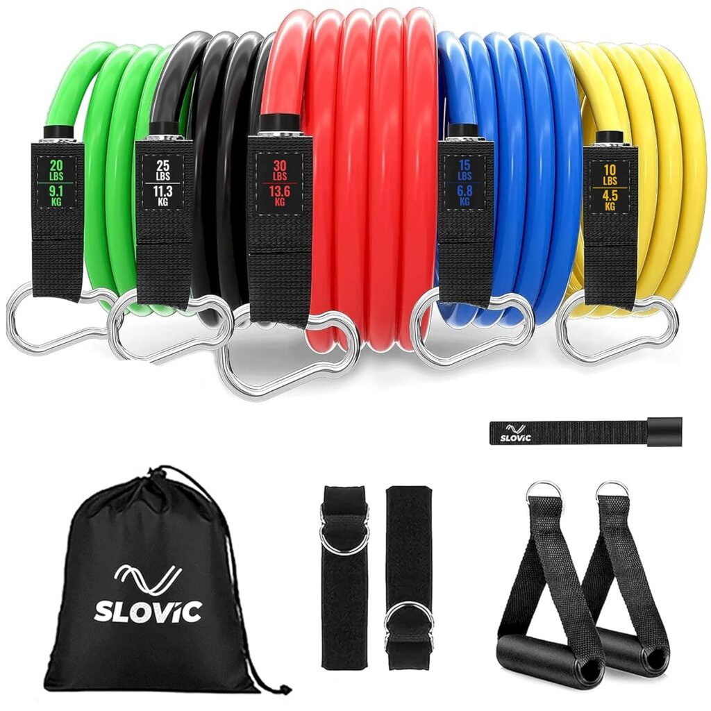SLOVIC Multicolor Resistance Band Set
