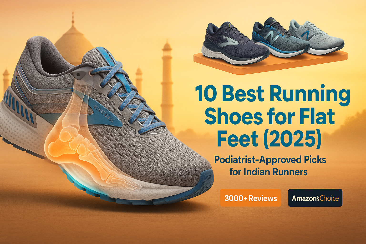 Read more about the article Top 10 Running Shoes for Flat Feet in India (2025) – Expert Picks