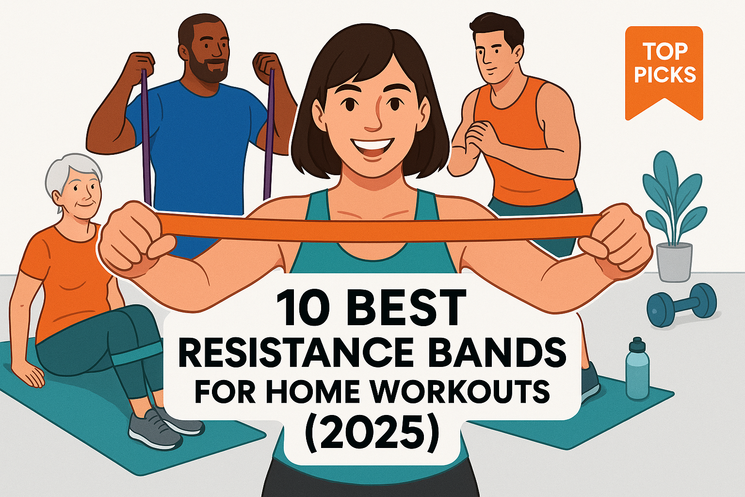 You are currently viewing 10 Best Resistance Bands for Home Workouts (2025 Expert Picks)