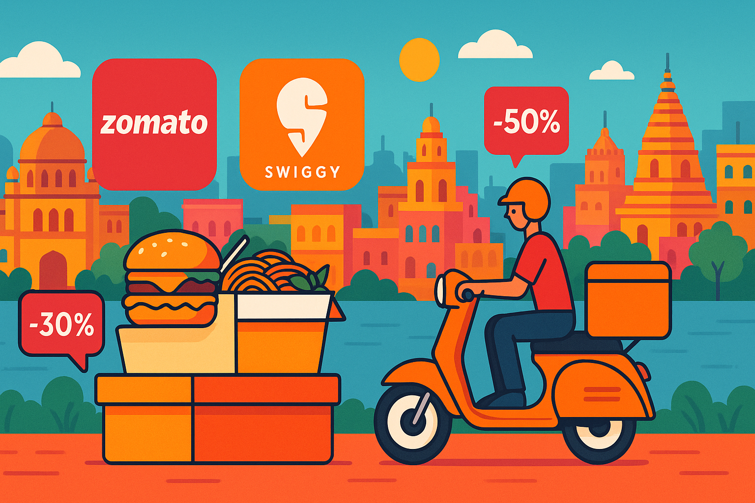 Read more about the article Zomato & Swiggy Promo Codes 2025: Latest Free Delivery & Discount Offers