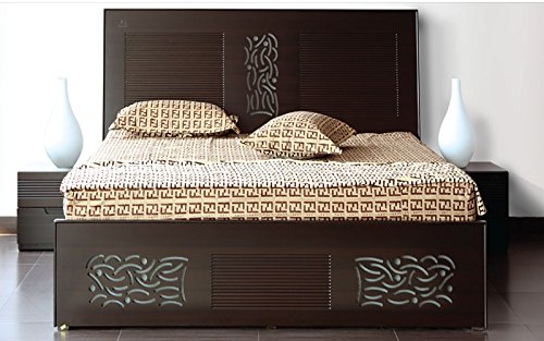 Solimo Alder Engineered Wood King Single Bed 