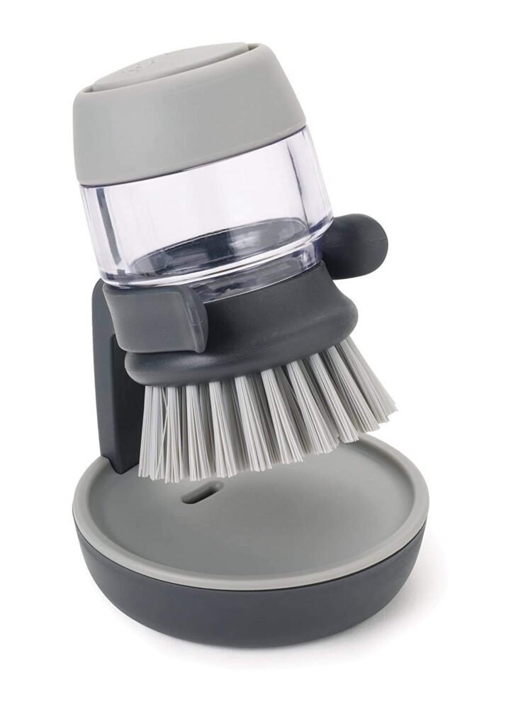 Soap Dispensing Scrub Brush for Dishes