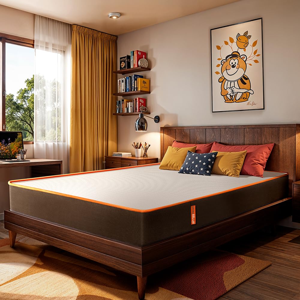 Sleepyhead Modern Wood Finish King Single Bed Frame