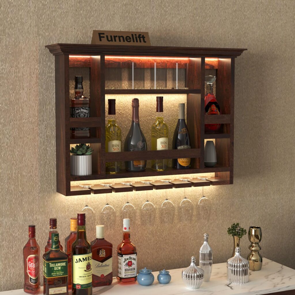 Pepperfry Cambrey Contemporary Wine Cabinet
